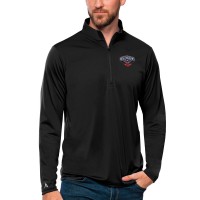 Кофта на короткой молнии New Orleans Pelicans Antigua Tribute - Black