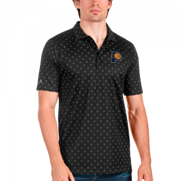 Поло Indiana Pacers Antigua Spark - Black