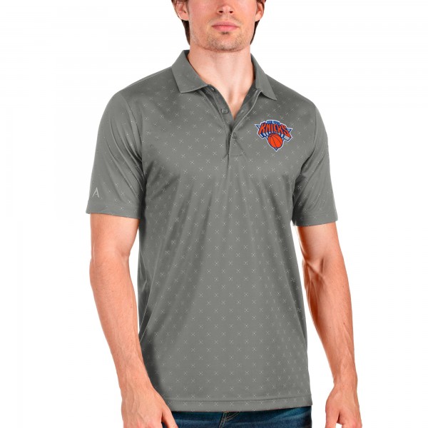Поло New York Knicks Antigua Spark - Steel