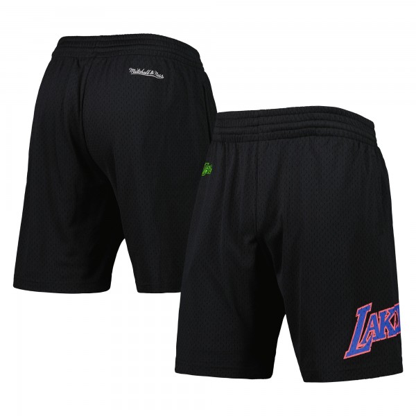 Шорты Los Angeles Lakers Mitchell & Ness Hardwood Classics Color Bomb Energy - Black