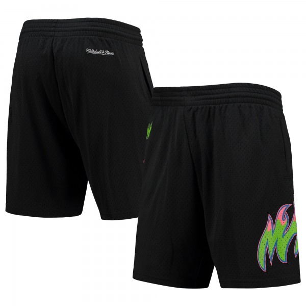 Шорты Miami Heat Mitchell & Ness Hardwood Classics Color Bomb Energy - Black