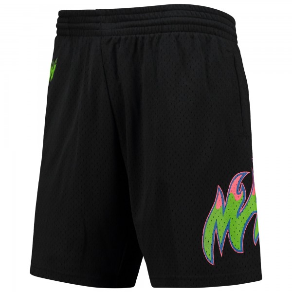 Шорты Miami Heat Mitchell & Ness Hardwood Classics Color Bomb Energy - Black