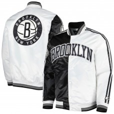 Куртка на кнопках Brooklyn Nets Starter Fast Break Satin - Black/White