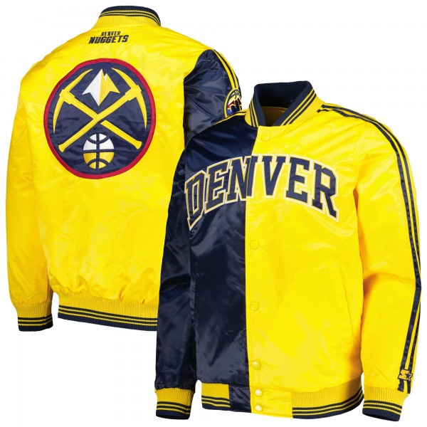 Куртка на кнопках Denver Nuggets Starter Fast Break Satin - Navy/Gold