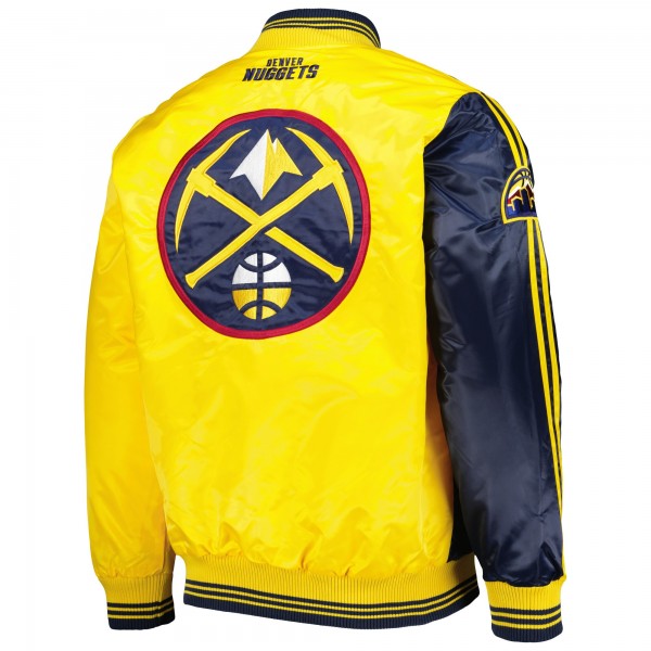 Куртка на кнопках Denver Nuggets Starter Fast Break Satin - Navy/Gold