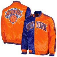 Куртка на кнопках New York Knicks Starter Fast Break Satin - Blue/Orange