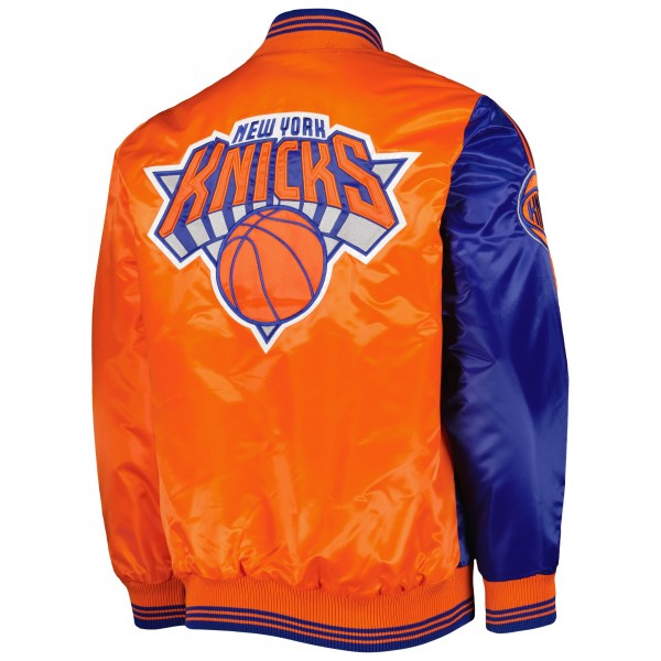 Куртка на кнопках New York Knicks Starter Fast Break Satin - Blue/Orange