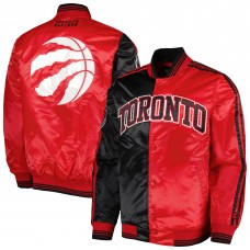 Куртка на кнопках Toronto Raptors Starter Fast Break Satin - Black/Red
