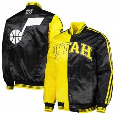 Куртка на кнопках Utah Jazz Starter Fast Break Satin - Gold/Black