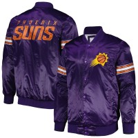 Куртка на кнопках Phoenix Suns Starter Pick & Roll Satin Varsity - Purple