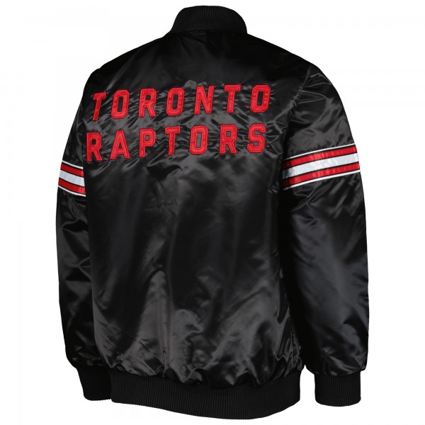 Куртка на кнопках Toronto Raptors Starter Pick & Roll Satin Varsity - Black