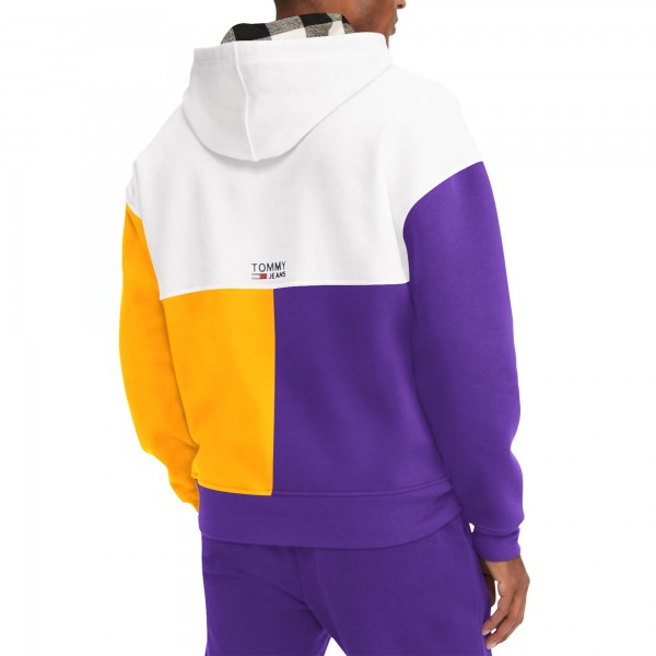 Толстовка Los Angeles Lakers Tommy Jeans Andrew Split - White/Purple