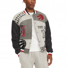 Куртка на кнопках Toronto Raptors Tommy Jeans James Fleece Varsity - Gray
