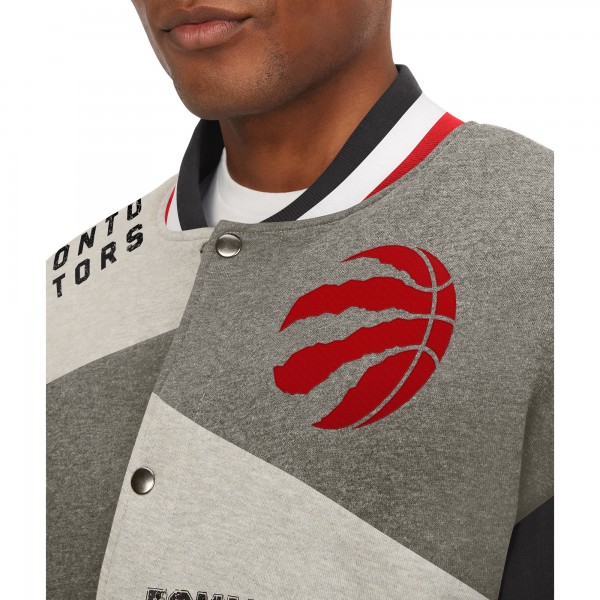 Куртка на кнопках Toronto Raptors Tommy Jeans James Fleece Varsity - Gray