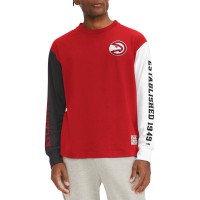 Футболка с длинным рукавом Atlanta Hawks Tommy Jeans Richie Color Block - Red