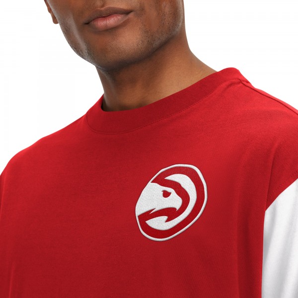Футболка с длинным рукавом Atlanta Hawks Tommy Jeans Richie Color Block - Red