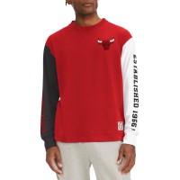 Футболка с длинным рукавом Chicago Bulls Tommy Jeans Red Richie Color Block