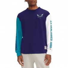 Футболка с длинным рукавом Charlotte Hornets Tommy Jeans Richie Color Block - Purple