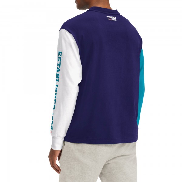 Футболка с длинным рукавом Charlotte Hornets Tommy Jeans Richie Color Block - Purple