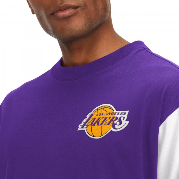 Футболка с длинным рукавом Los Angeles Lakers Tommy Jeans Richie Color Block - Purple