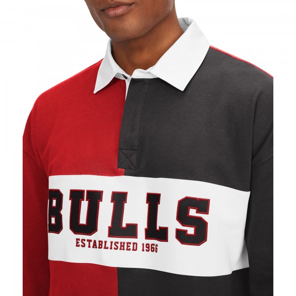 Футболка с длинным рукавом Chicago Bulls Tommy Jeans Red/Black Ronnie Rugby