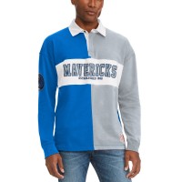 Футболка с длинным рукавом Dallas Mavericks Tommy Jeans Ronnie Rugby - Royal/Gray