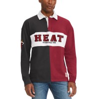 Футболка с длинным рукавом Miami Heat Tommy Jeans Ronnie Rugby - Black/Red