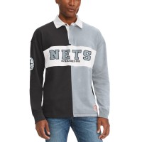 Футболка с длинным рукавом Brooklyn Nets Tommy Jeans Black/Gray Ronnie Rugby
