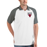Поло Chicago Bulls Antigua White Nova Raglan