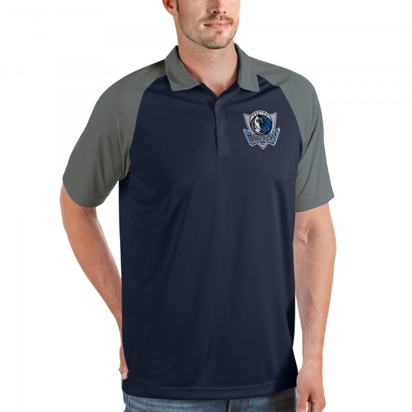 Поло Dallas Mavericks Antigua Nova Raglan - Navy