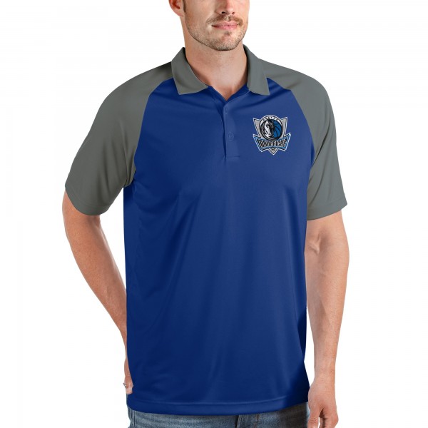 Поло Dallas Mavericks Antigua Nova Raglan - Blue