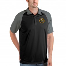 Поло Denver Nuggets Antigua Nova Raglan - Black