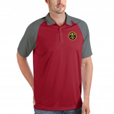 Поло Denver Nuggets Antigua Nova Raglan - Red