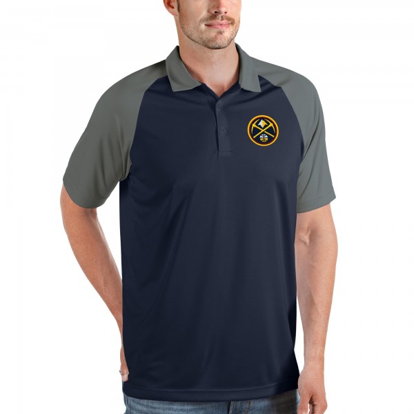 Поло Denver Nuggets Antigua Nova Raglan - Navy