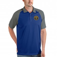 Поло Denver Nuggets Antigua Nova Raglan - Blue