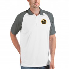 Поло Denver Nuggets Antigua Nova Raglan - White