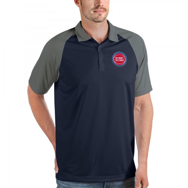 Поло Detroit Pistons Antigua Nova Raglan - Navy