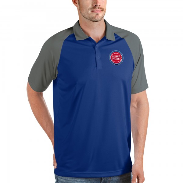 Поло Detroit Pistons Antigua Nova Raglan - Blue