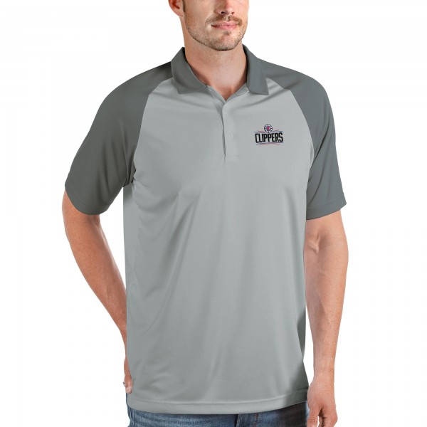 Поло LA Clippers Antigua Nova Raglan - Gray