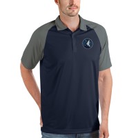 Поло Minnesota Timberwolves Antigua Nova Raglan - Navy
