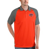 Поло New York Knicks Antigua Nova Raglan - Orange