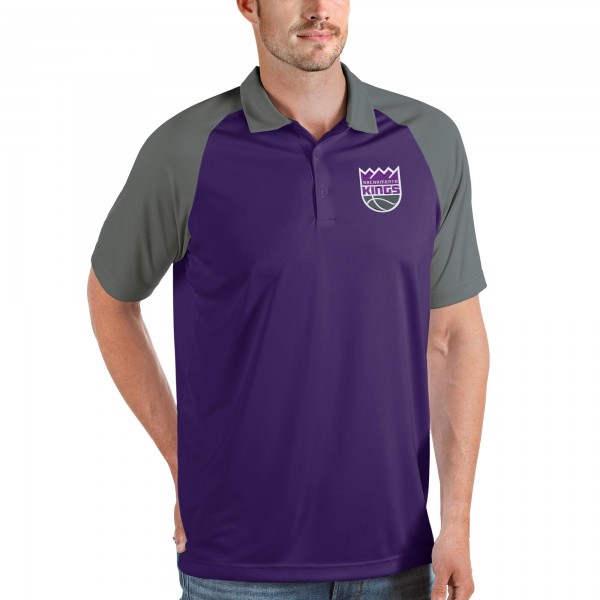 Поло Sacramento Kings Antigua Nova Raglan - Purple