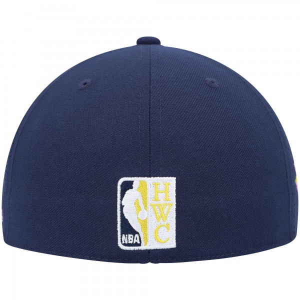 Бейсболка Philadelphia 76ers Mitchell & Ness 60th Anniversary Burnt Sunrise - Navy