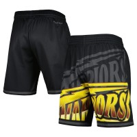 Шорты Golden State Warriors Mitchell & Ness Big Face 4.0 Fashion - Black