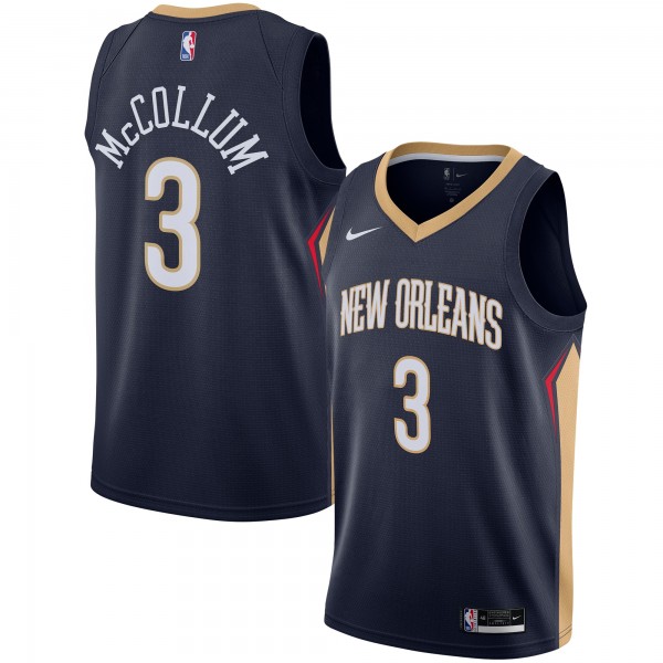 Игровая форма  C.J. McCollum New Orleans Pelicans Nike 2021/22 Swingman - Icon Edition - Navy