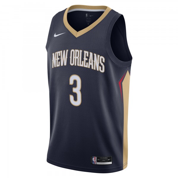 Игровая форма  C.J. McCollum New Orleans Pelicans Nike 2021/22 Swingman - Icon Edition - Navy