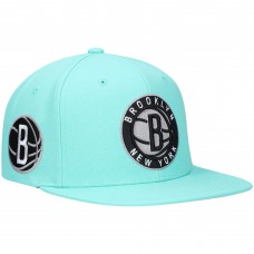 Бейсболка Brooklyn Nets Mitchell & Ness x Lids Blue Gift Box - Aqua