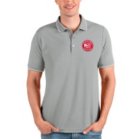 Поло Atlanta Hawks Antigua Affluent - Heathered Gray