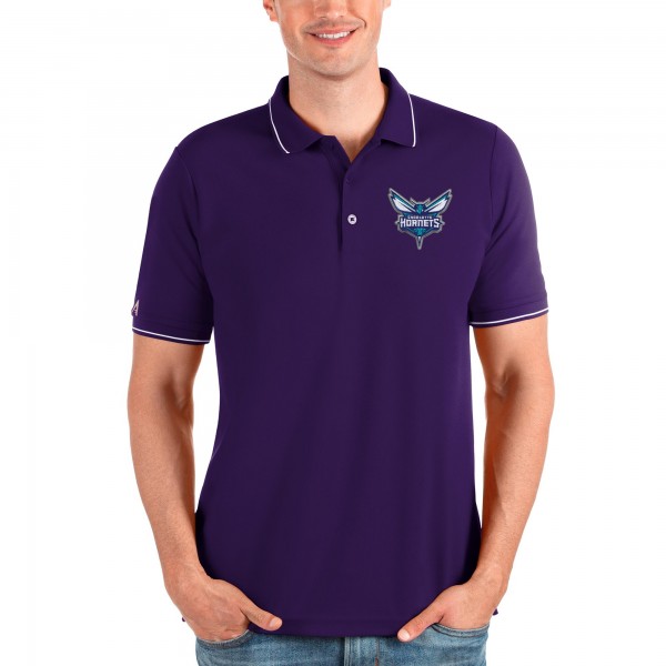 Поло Charlotte Hornets Antigua Affluent - Purple
