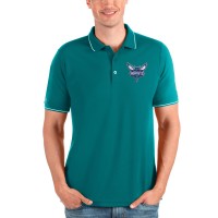 Поло Charlotte Hornets Antigua Affluent - Teal